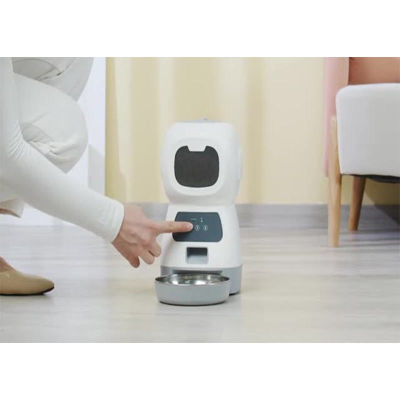 Nieuwe 3,5 liter ABS automatische voerbak voor huisdieren, slimme timer voor het voeren van huisdieren voor kleine katten, honden, dubbele voedingen, accessoires voor het voeren van huisdieren 2022